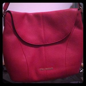 Dark red VERA BRADLEY satchel purse